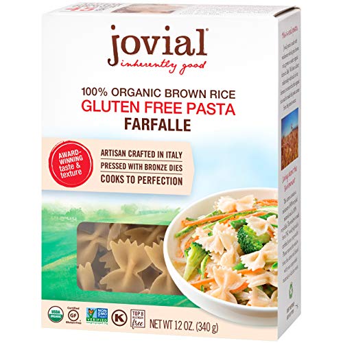 Jovial Farfalle Gluten-Free Pasta | Whole Grain Brown Rice Farfa Jovial Farfalle Gluten-Free Pasta | Whole Grain Brown Rice Farfa
