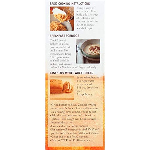 Jovial Foods Organic Einkorn Wheat Berries, 16.0-Ounce