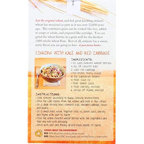 Jovial Foods Organic Einkorn Wheat Berries, 16.0-Ounce