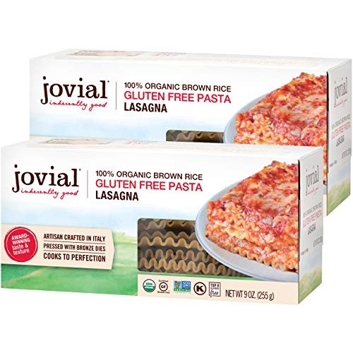 Jovial Lasagna Gluten-Free Pasta | Whole Grain Brown Rice Lasagn