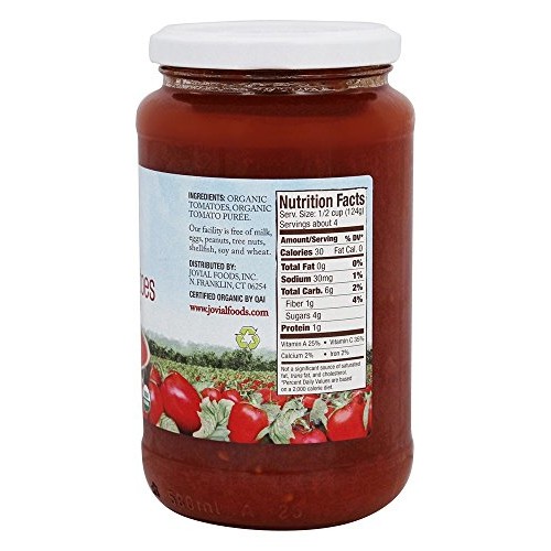 Jovial Organic Crushed Tomatoes - 18.3 Oz - 6 Pack