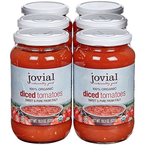 Jovial Organic Diced Tomatoes - 18.3 Oz - 6 Pack