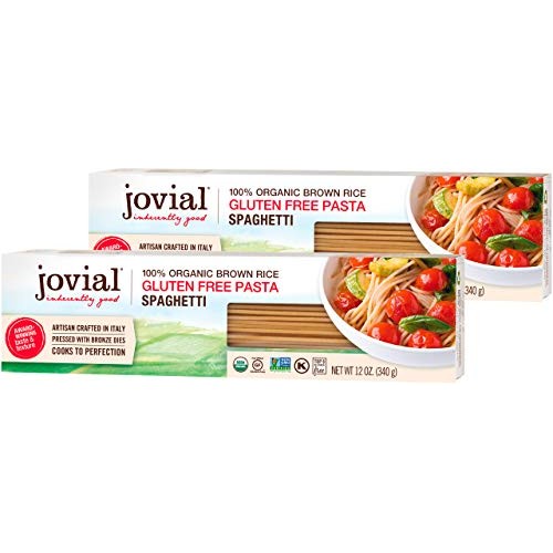 Jovial Spaghetti Gluten-Free Pasta | Whole Grain Brown Rice Spag