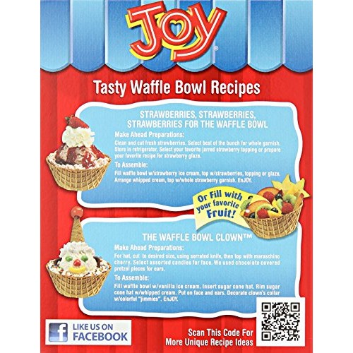 Joy Cone Waffle Bowls, 10 Ct