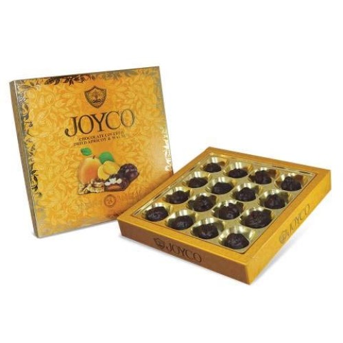 Joyco Chocolate Covered Dried Apricots With Walnuts - 10.6 Ounce