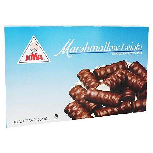 Joyva Marshmallow Twists Chocolate Covered Gluten Free 9 Oz. Pk