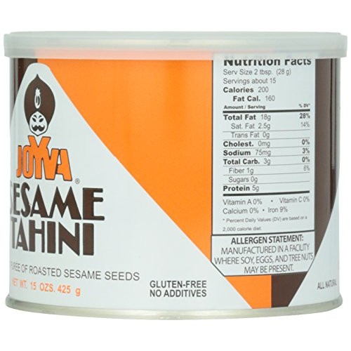 Joyva Roasted Sesame Tahini, 15 Oz