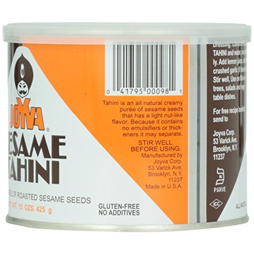 Joyva Roasted Sesame Tahini, 15 Oz