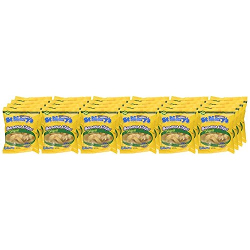 St Marys Banana Chips 1.06 Ounce Pack Of 24