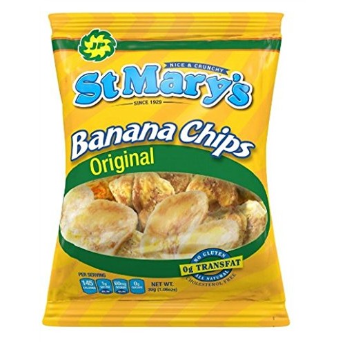 St. Marys Banana Chips, 1.06 Ounce Pack Of 20