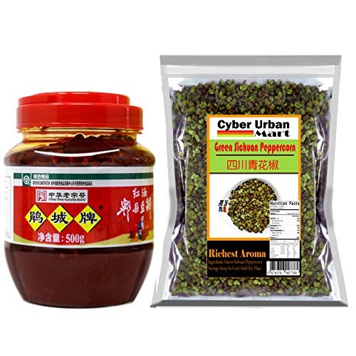 Sichuan Pixian Boad Bean Paste with Red Chili Oil Plus 3.5 Oz Si...