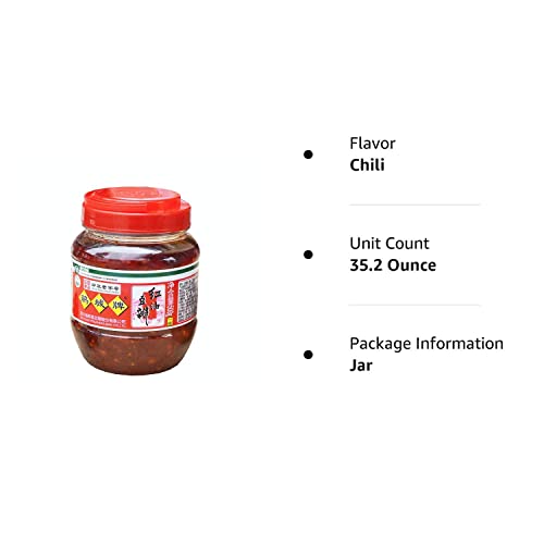 Sichuan Pixian Boad Bean Paste with Red Chili Oil - 17.6 oz 500...