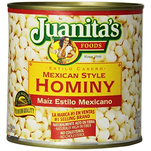 Juanitas Hominy Mexican Style, 25 Oz Packaging May Vary