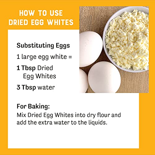 Judees Dried Egg White Protein 5 Lb Bulk - Baking, Meringue, Ro