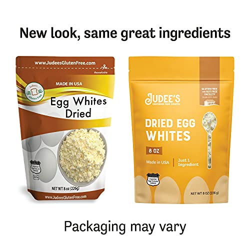 Judees Dried Egg White Protein 8 Oz -Baking, Meringue, Smoothie