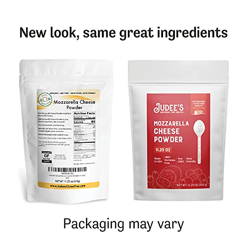 Judee’s Mozzarella Cheese Powder 11.25oz - 100% Non-GMO, Keto-Fr...