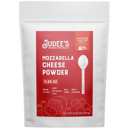 Judee’s Mozzarella Cheese Powder 11.25oz - 100% Non-GMO, Keto-Fr...