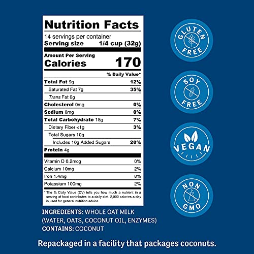 Judee’S Oat Milk Powder 1 Lb - Vegan, Non-Gmo, Soy-Free, Gluten-