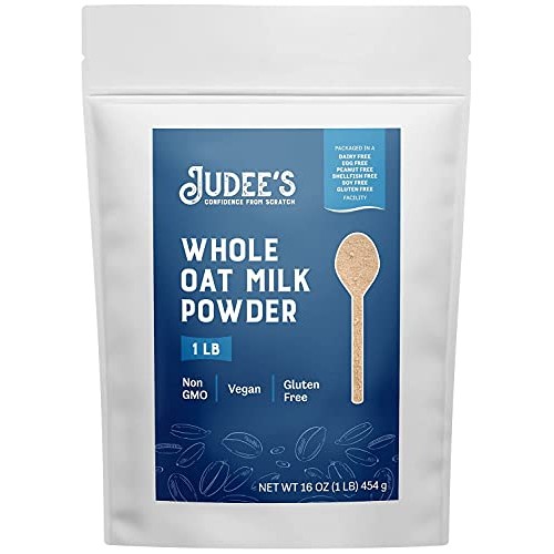 Judee’S Oat Milk Powder 1 Lb - Vegan, Non-Gmo, Soy-Free, Gluten-