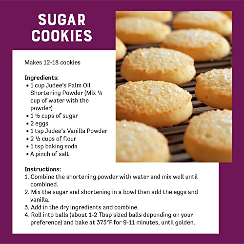 Judee’S Palm Oil Shortening Powder 1 Lb - Keto-Friendly And Kosh