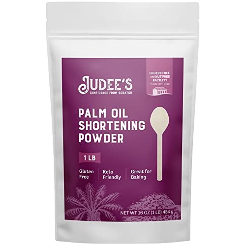 Judee’S Palm Oil Shortening Powder 1 Lb - Keto-Friendly And Kosh