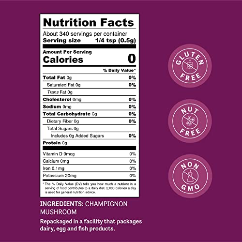 Judee’S Umami Mushroom Powder 6 Oz - Granulated Powder Made From