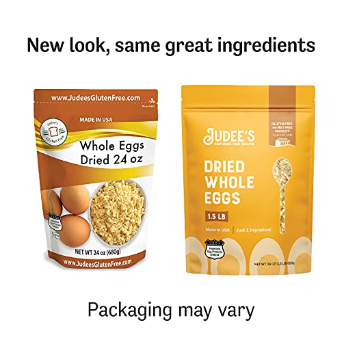 Judees Whole Egg Powder 24 Oz -1.5 Lb Non-Gmo, Pasteurized,