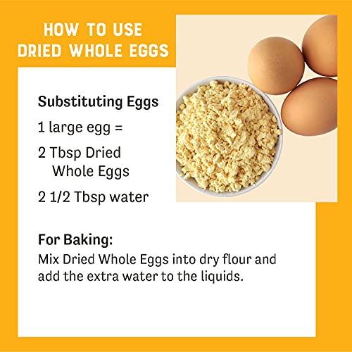 Judees Whole Egg Powder 24 Oz -1.5 Lb Non-Gmo, Pasteurized,