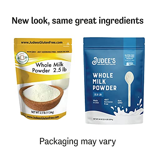Judee’S Whole Milk Powder 2.5Lb 40Oz - 100% Non-Gmo, Rbst Horm