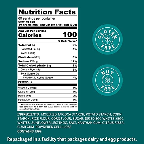 Judees All Purpose Gluten Free Bread Flour Mix - Make Bread, Pi