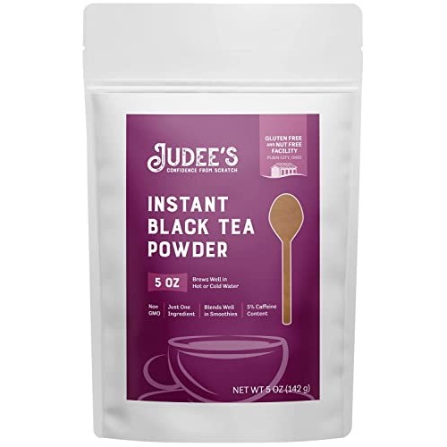 Judees Instant Black Tea Powder 5 oz - Non-GMO and Just One Ing...