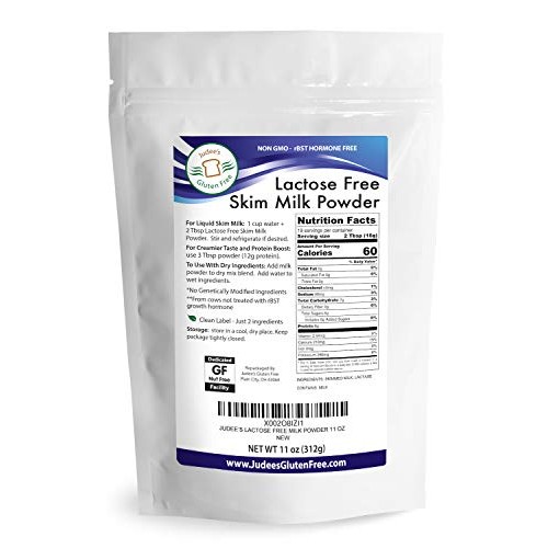 Judees Lactose Free Milk Powder 11Oz, Nongmo, Rbst Hormone Fr