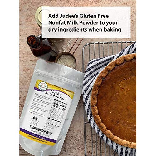 Judees Non-Fat Milk Powder 11.25 Oz: Non-Gmo, Hormone Free, U