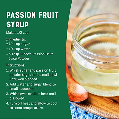 Judees Passion Fruit Juice Powder 4 Oz - Blends Well In Smoothi
