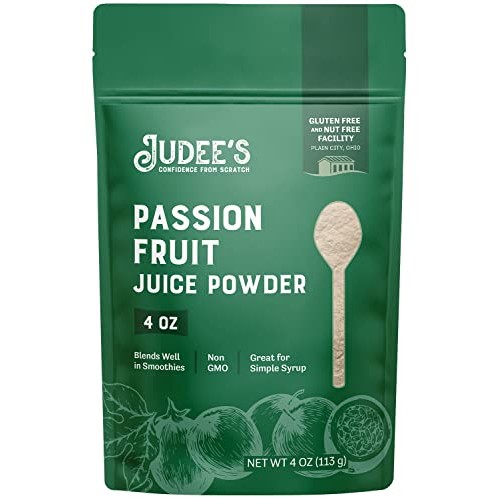 Judees Passion Fruit Juice Powder 4 Oz - Blends Well In Smoothi