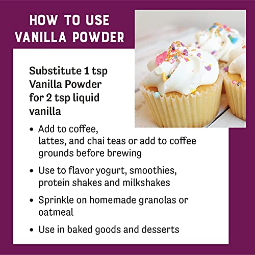 Judees Premium Vanilla Powder 5 Oz Non-Gmo - Made In The Usa