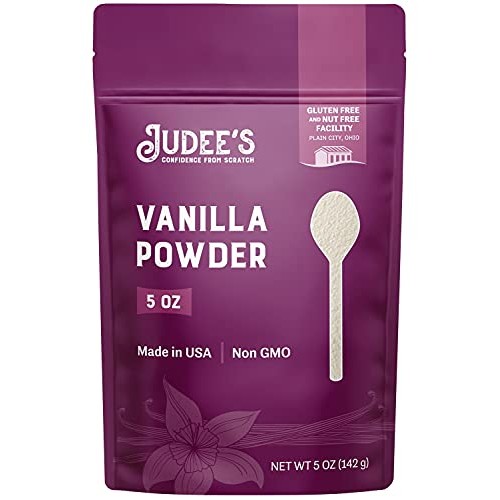 Judees Premium Vanilla Powder 5 Oz Non-Gmo - Made In The Usa
