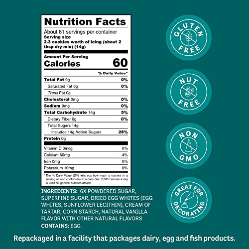 Judees Royal Icing Mix 2.5 Lb - Frost Cookies Like A Profession