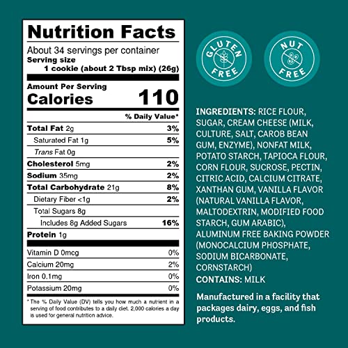 Judees Sugar Cookie Mix Powder - 2 lbs - Baking Supplies - Deli...