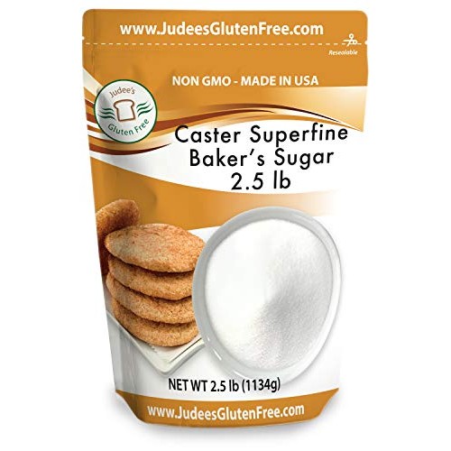 Judees Superfine Caster Bakers Sugar 2.5 Lbs Non-Gmo ~ Made