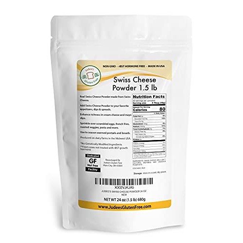 Judees Swiss Cheese Powder 1.5 Lb 24 Oz, Made From Real Swiss