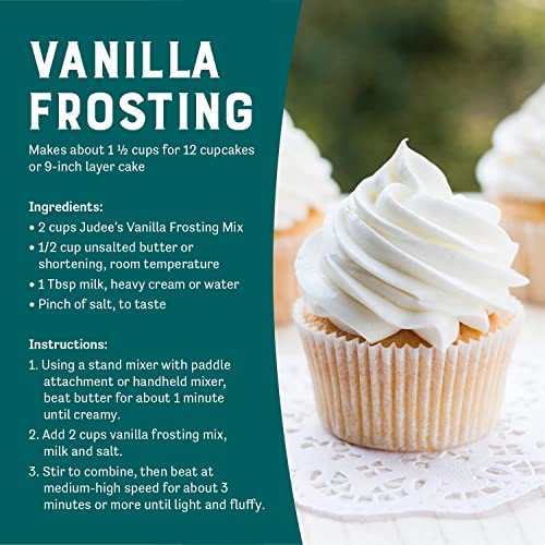 Judees Vanilla Frosting Mix 2 lb - Great for Decorating Cookies...