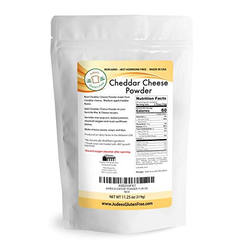 Judees White Cheddar Cheese Powder 11.25 Oz Also 24 Oz Made F