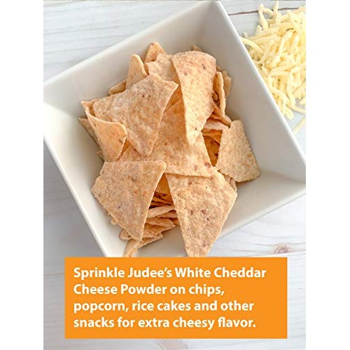 Judees White Cheddar Cheese Powder 24 Oz Made From Real Cheddar