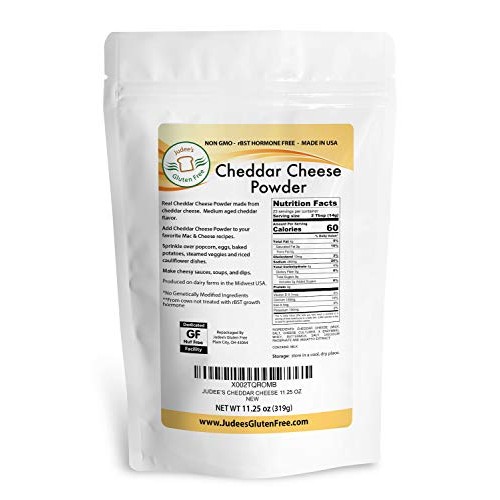 Judees Yellow Cheddar Cheese Powder 11.25 Oz Made From Real Che