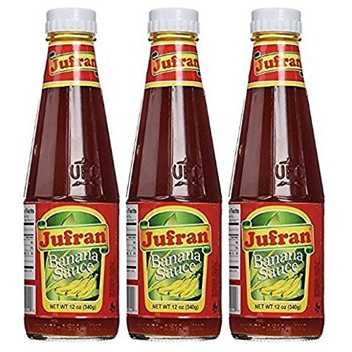 Jufran Banana Sauce Bottles, 12 Oz Pack Of 3