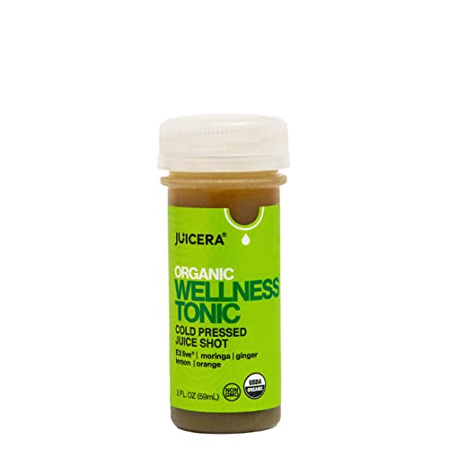 JUICERA Wellness Tonic Green Wellness Shots - Organic Cold Press...