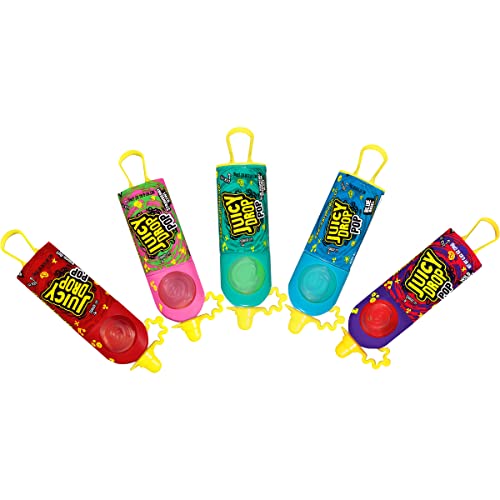 Juicy Drop Sweet & Sour Lollipop Variety Party Pack - 9 Count Sw...