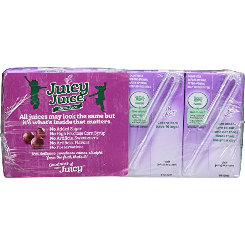 Juicy Juice Grape, 4.23 Ounce Boxes, 8 Count Pack of 5