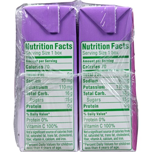 Juicy Juice Grape, 4.23 Ounce Boxes, 8 Count Pack of 5